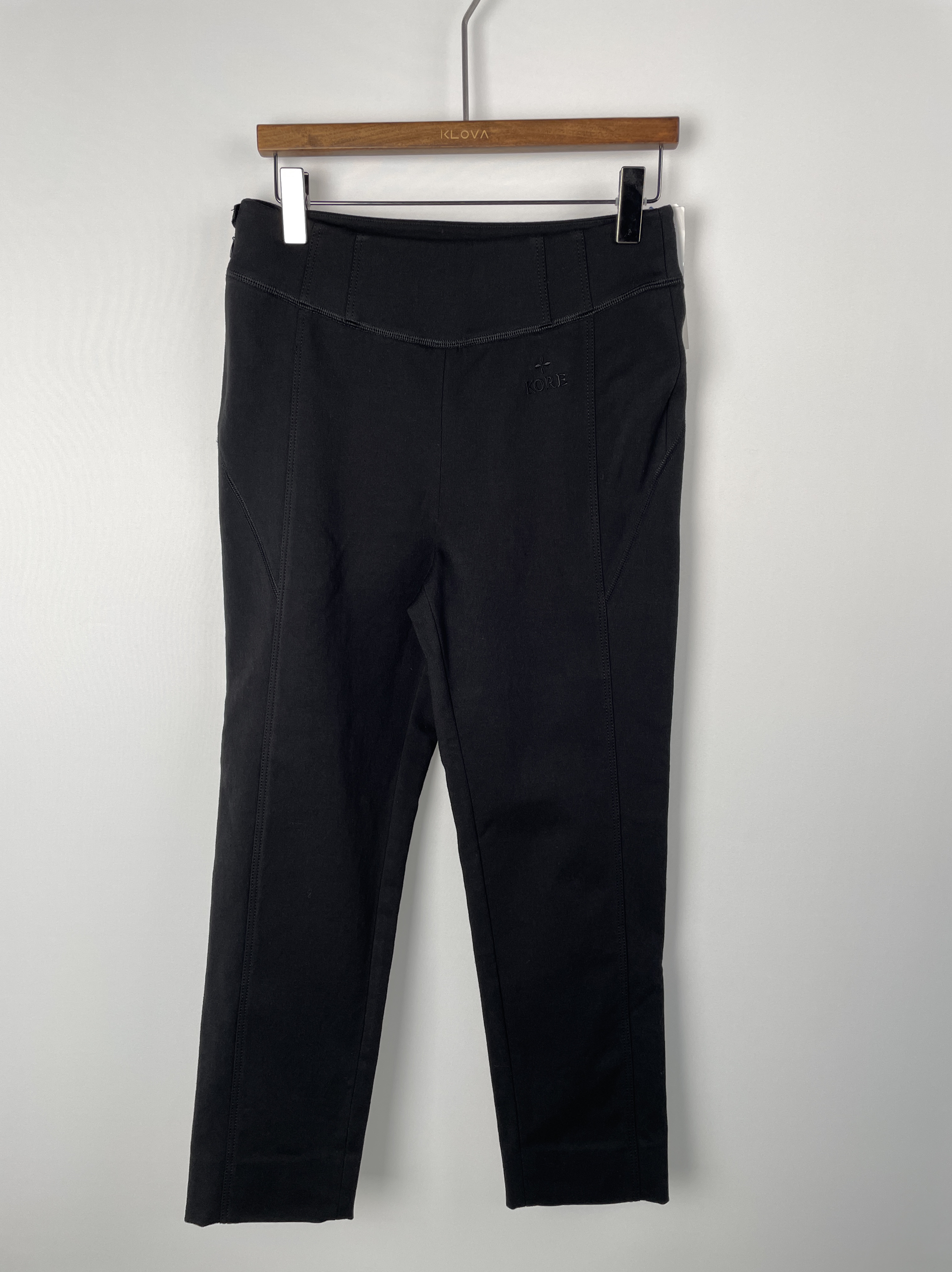 柯利亚诺冬季专柜同款黑色高腰宽边直筒裤  KW4305A ￥1990