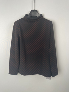 柯利亚诺冬季专柜同款经典定制花型打底T恤  TT1154 ￥1880