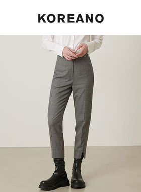 柯利亚诺春秋专柜同款神秘灰色宽松直筒商务西裤  KY3001 ￥1990
