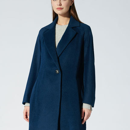 柯利亚诺冬季专柜同款气质翻领羊毛大衣  FY0036(9UNL)B ￥12800