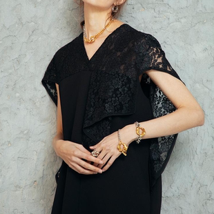 时尚 GUN 蝙蝠袖 LW7531 ￥5690 茧型连衣裙 柯罗芭春秋专柜同款