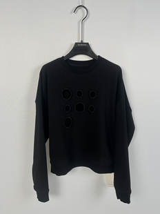 柯利亚诺春陨石黑休闲版型宽松廓形圆领卫衣TT9489(JUN)吊牌1990