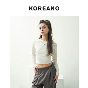 柯利亚诺夏季专柜同款白色露脐小上衣  TT5271 ￥790