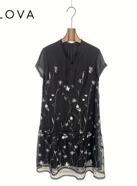 柯罗芭夏季专柜同款网纱刺绣连衣裙  LT6298 ￥3890