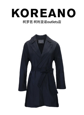 柯利亚诺春秋专柜同款炭灰色经典西服风衣  FW4512(7UN) ￥5880