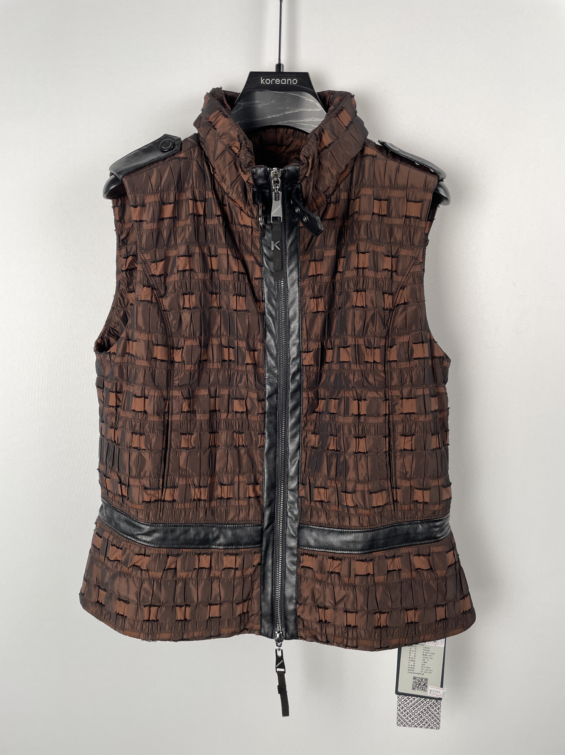 柯利亚诺冬季专柜同款棉马甲  JM3127(9VUN) ￥4680