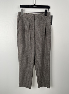 柯利亚诺冬季专柜同款灰驼条经典单裤  KY6785 ￥3880