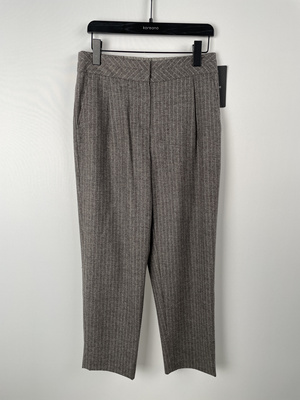 柯利亚诺冬季专柜同款灰驼条经典单裤  KY6785 ￥3880