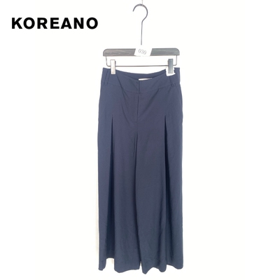 柯利亚诺夏季专柜同款蓝黑色时尚休闲阔腿裤  KW3346(9UN) ￥3280