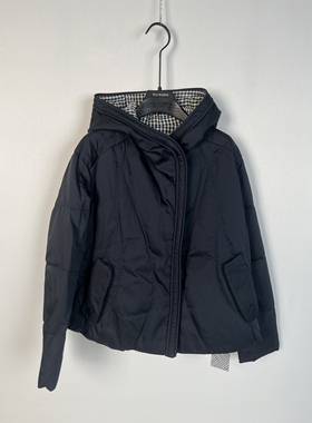 柯利亚诺冬季经典藏蓝连帽领立体解构羽绒服YS6980吊牌6800