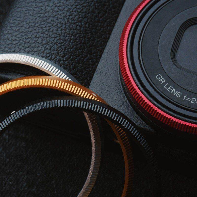 【King】理光GR3 GRiii镜头环GR3 /GR3x HDF通用铝合金相机镜头环