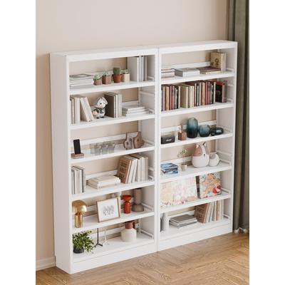 品正无忧20/25cm金属钢制书架落地家用图书馆一体靠墙储物置物架