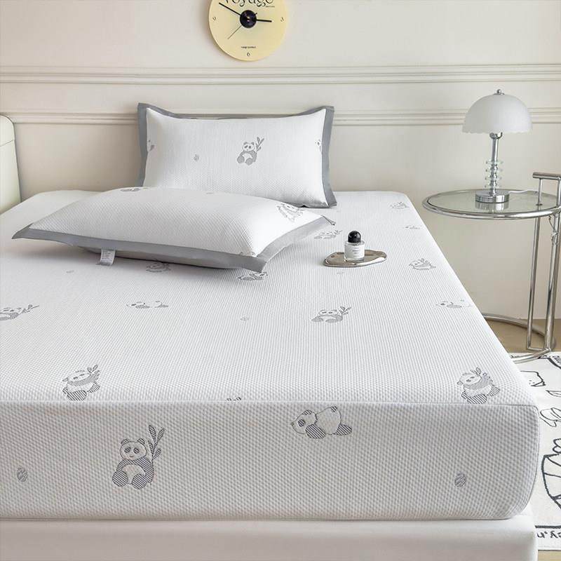 夏季A类可折叠凉席床笠款三件套卡通风凉感空调软席2025新款床席,床上用品,冰丝席,淘宝优惠券,粉丝福利购,淘宝优惠卷