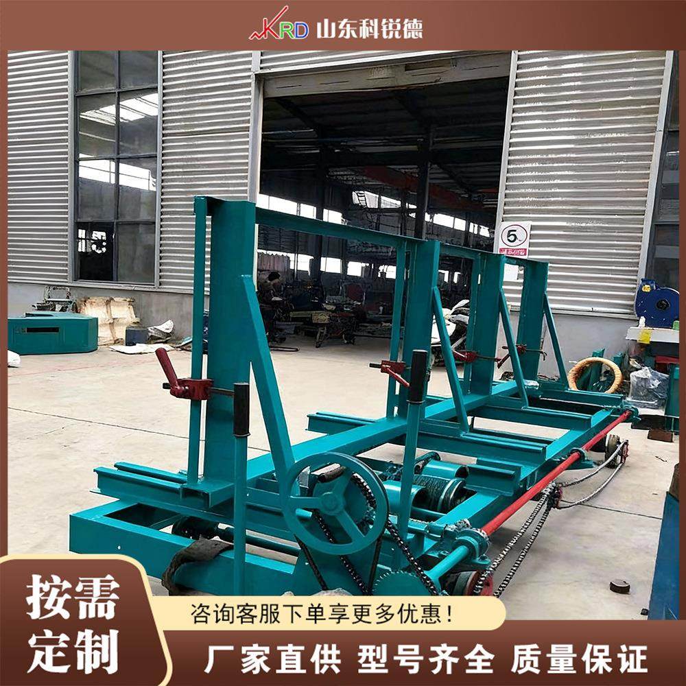 铸铁跑道带锯机 Track Band Saw Machine 大直径圆木开片设备