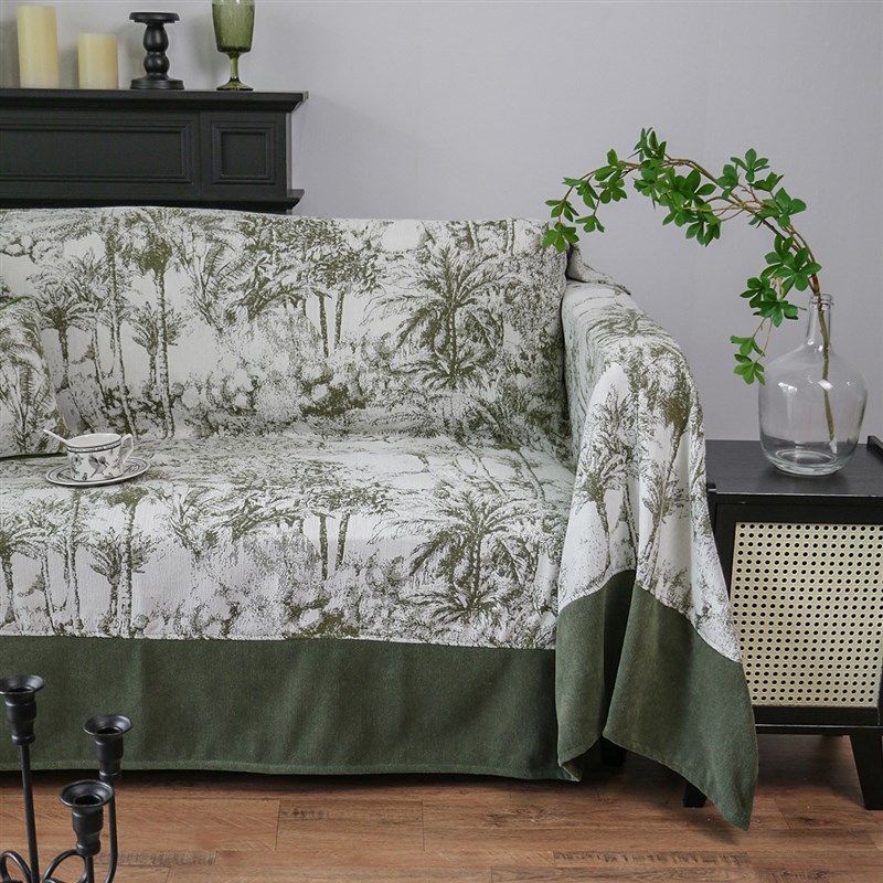 南洋风加厚轻e奢高级感复古沙发巾沙发盖布新款四季通用沙发套罩,居家布艺,沙发套,淘宝优惠券,粉丝福利购,淘宝优惠卷