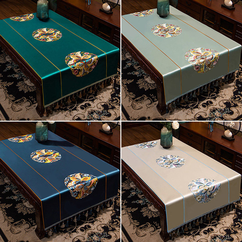 茶几布客厅欧式奢华长方形家用台布正方形桌N布中式防滑餐桌垫定,居家布艺,桌布,淘宝优惠券,粉丝福利购,淘宝优惠卷