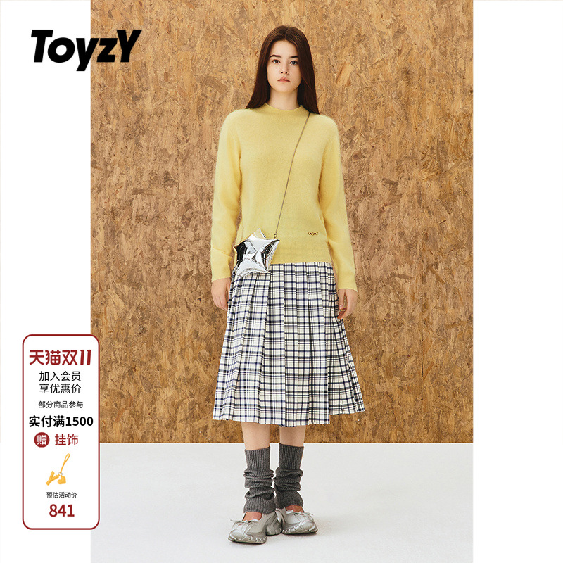 ToyzY 软糯云绒 | 羊毛羊绒毛衣女慵懒宽松2025冬新款ZC35506510