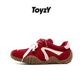 2026春季 新品 德训些复古运动女鞋 ToyzY 拼色休闲鞋 ZC36192020