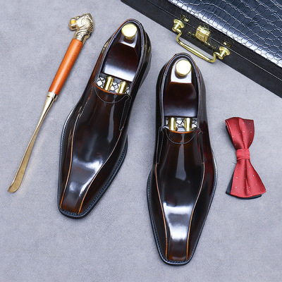 【大促】商务正装鞋男牛皮真皮男士办公室皮鞋西装leather shoes