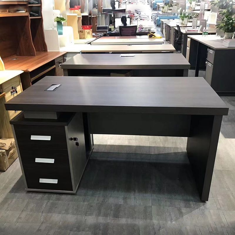 新款办公桌单人办公室台式桌椅组合电脑桌写字台简约现代员工桌子