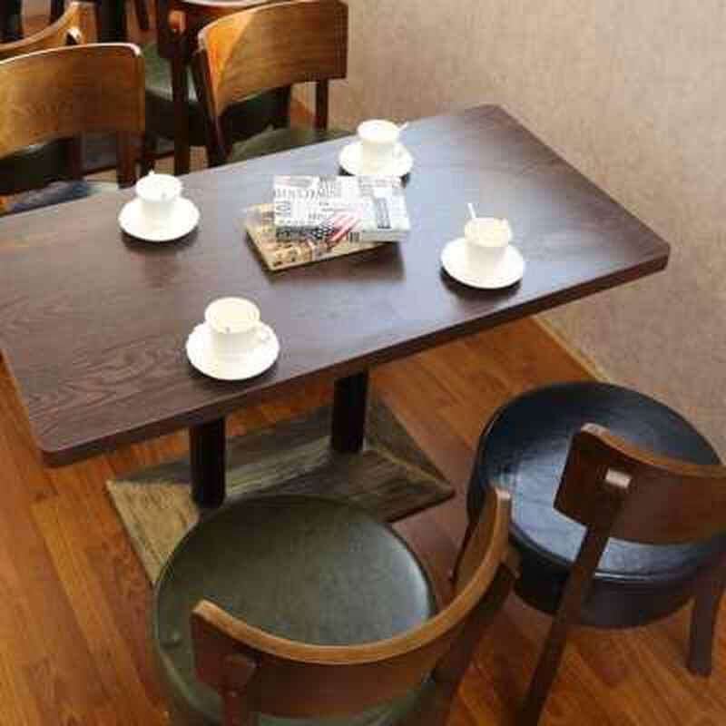 现货速发小吃奶茶烘焙甜品咖啡厅店店汉堡组合桌椅蛋糕店餐桌椅快