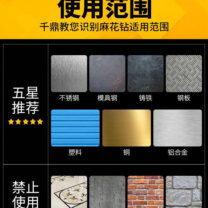 现货速发钻头套装麻花钻头家用金属打孔木工不锈钢电钻转头多功能