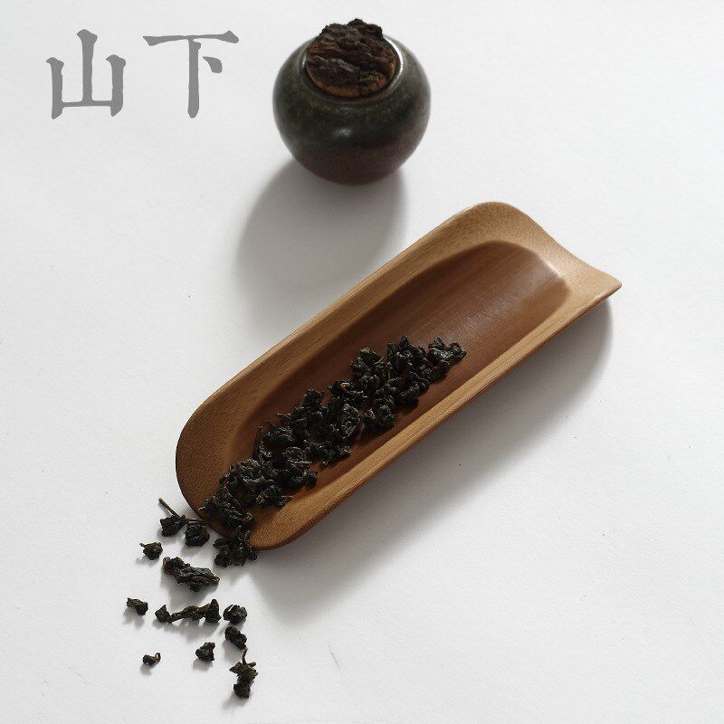 现货速发?WUQA老竹茶则手工竹制茶夹茶针拨茶勺赏茶荷套组茶道六