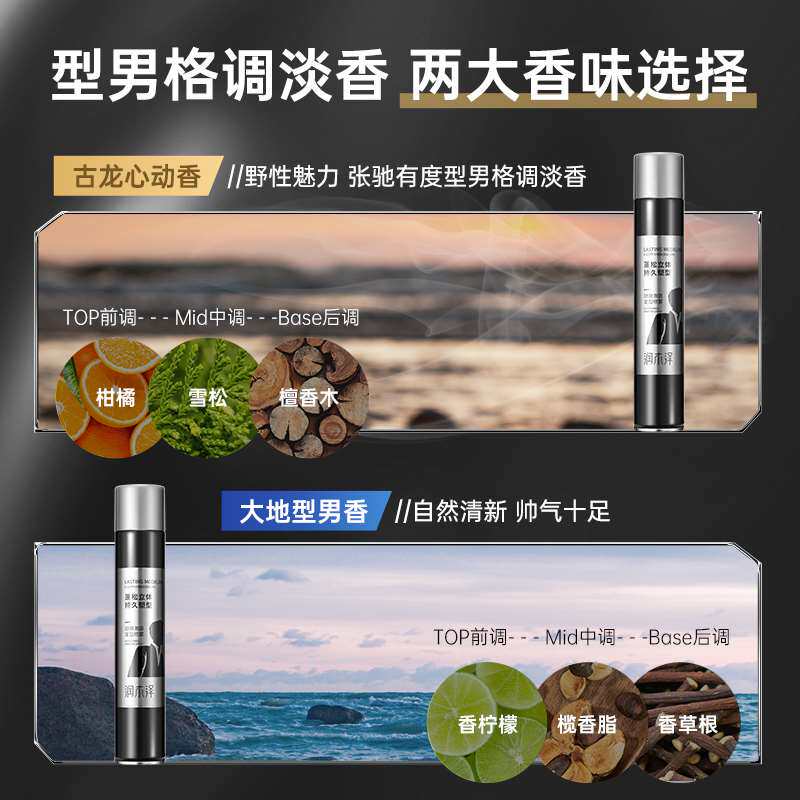 现货速发发胶喷雾清香定型男士发型无味啫喱水油头膏干胶摩丝发蜡