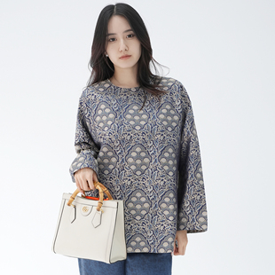 九子菩提极简上衣真丝宋锦外套新中式女装秋装100桑蚕丝重工提花