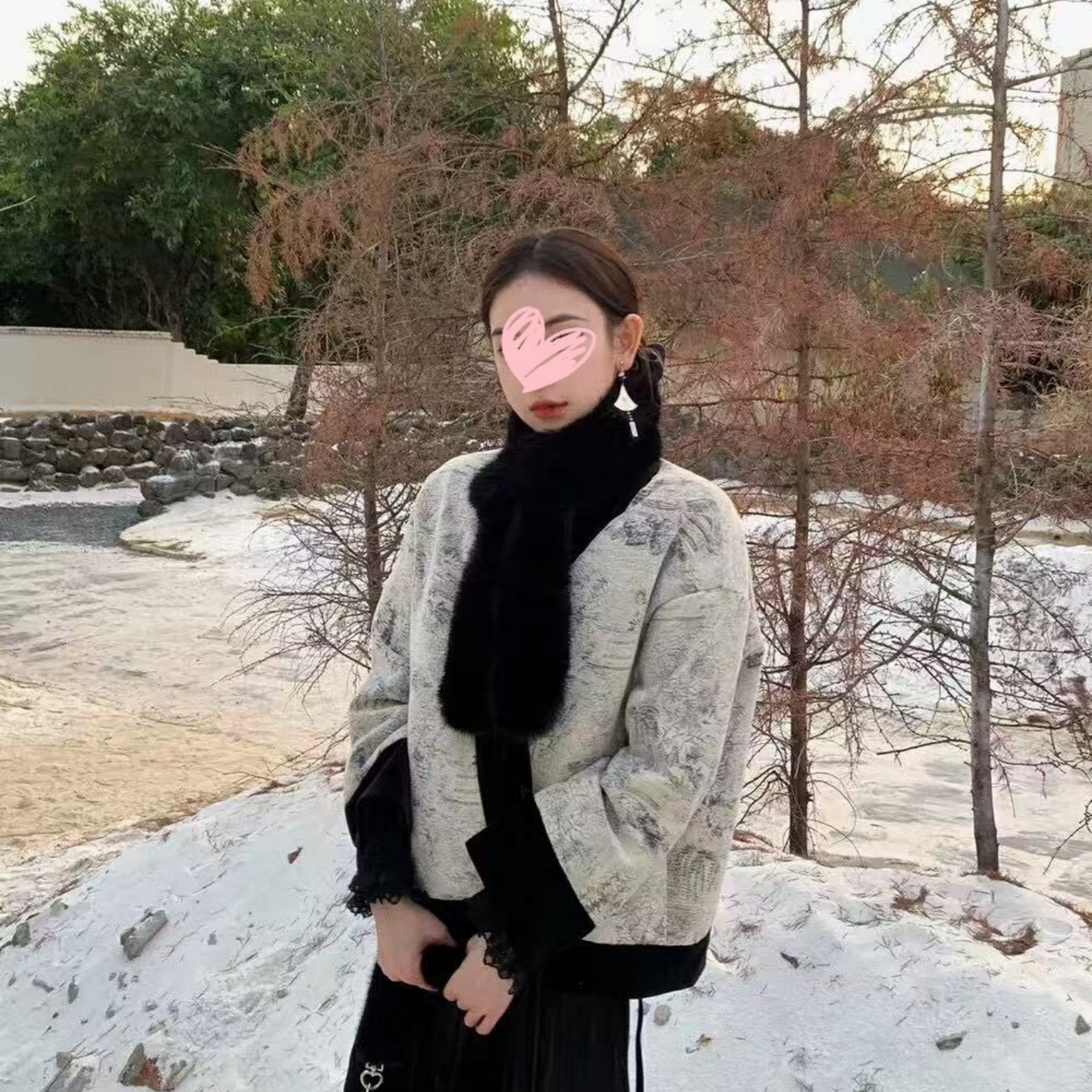 2025冬季新中式国风复古时尚套装