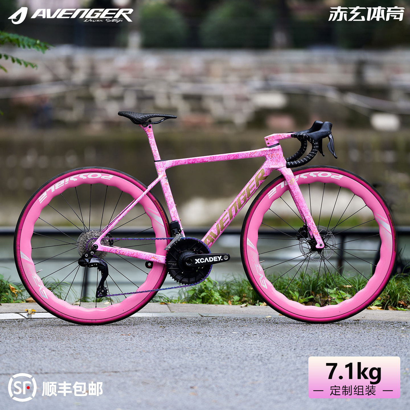 复仇者天梭碳纤维公路自行车