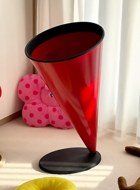 客厅落地摆件收纳桶意大利垃圾桶