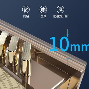 指纹全钢智能公险箱小型迷你衣柜墙 保险柜厂181家保加办厚密用码
