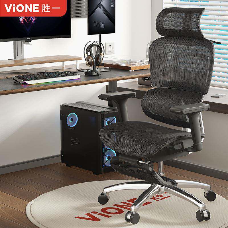 胜竞一胜逸Pr人o电脑椅体工学椅家+用电椅TCJ办公椅子靠背椅宣白