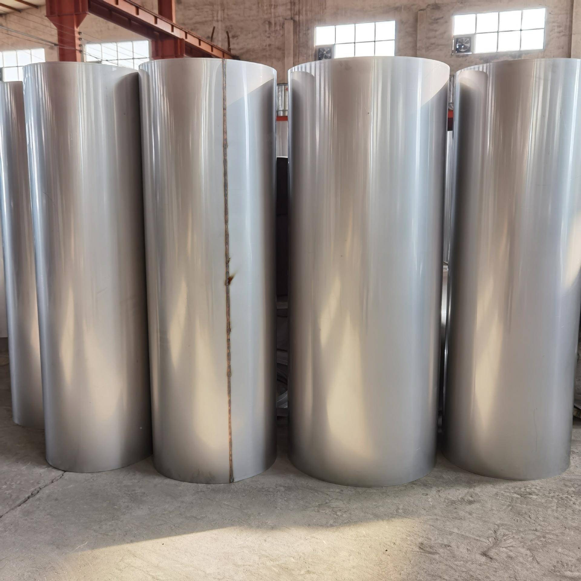 烟双层预制式不锈钢囱圆方形形双层保162温通风管道