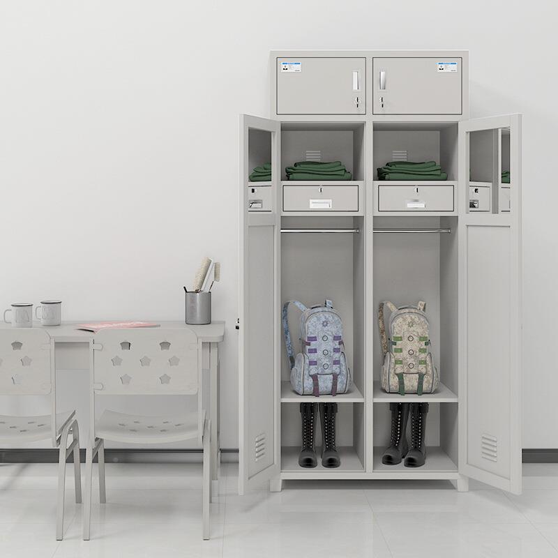 制储式更衣柜铁皮柜衣帽物柜人内务YS-SBG深柜高2000*宽900*50双0