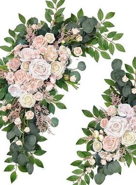 人造婚于礼拱形花朵111101套装(2装)用饰仪式和接装待背件景婚宴