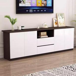柜实木电视约现代落地柜组合物储柜客厅高柜卧室BUG简矮柜阳台柜