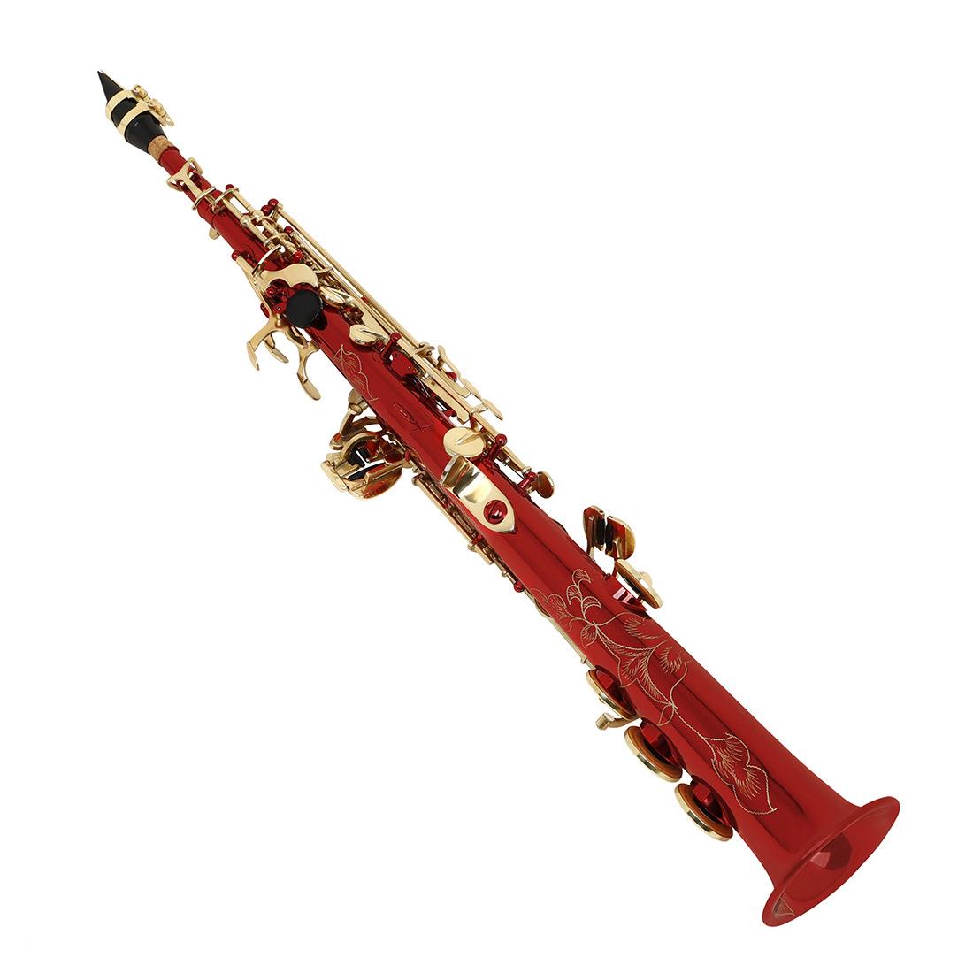 SLAD直E红色高音专萨克斯风管XZA乐初器降B调学生学者乐队用管萨