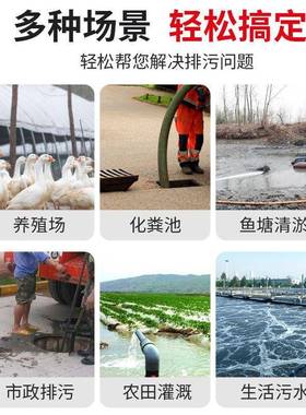 污水切割泥式污水泵FTS抽粪沼气浆排粪污泵家用化池大率功切割泵