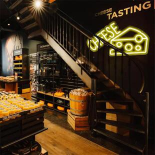 ED霓虹灯招牌灯chees牌e发光灯L牌亚防克力灯室内外WHA水装 饰灯