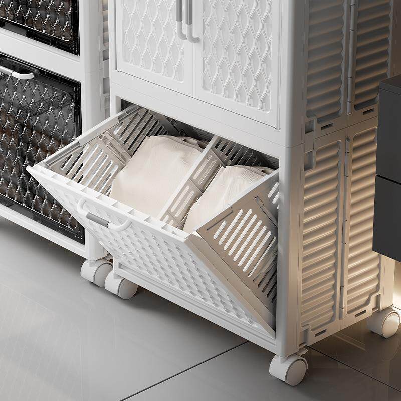 脏衣家用脏衣篮无品牌/服收衣纳筐浴室卫生间分层收纳架带滑轮折