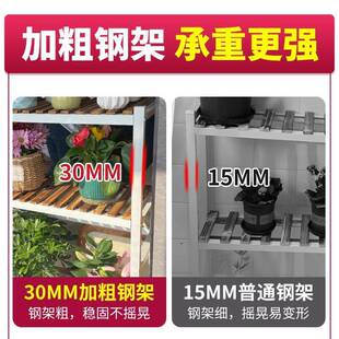 花架阳台置物5架2地盆02新SHQ款绿箩摆放架多肉花架子客厅落式栽