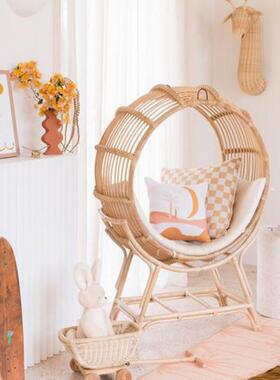 户外红儿童秋摇摇椅成人懒人千吊篮卧室客厅阳77431台网庭院休闲