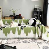 漫坐游2新0发25款 沙巾全盖布设计感轻奢盖毯m7Yek5Mr防滑耐脏垫子