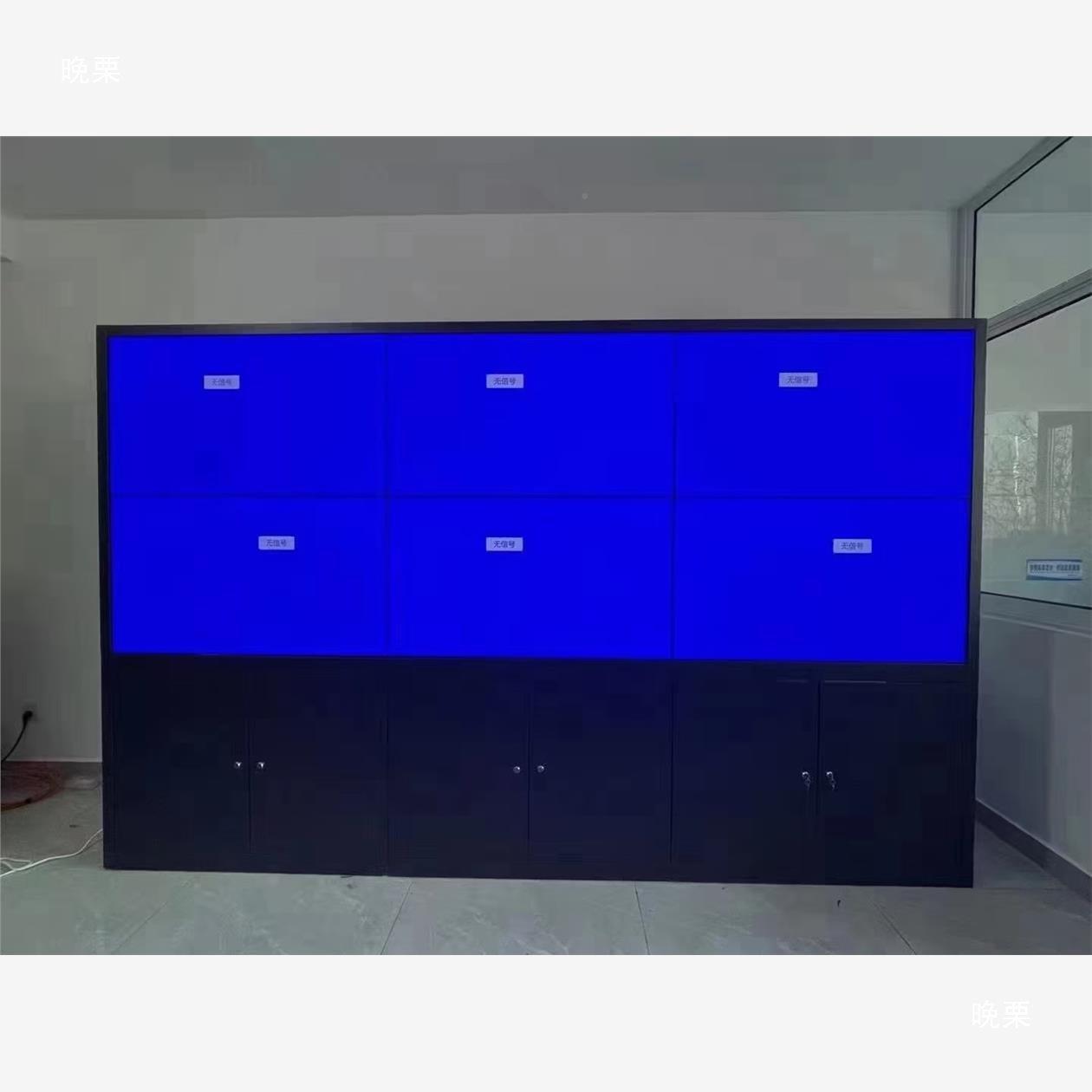 4649/5寸液晶拼接屏机柜落地支式移动5架监控显158示/器电视墙设
