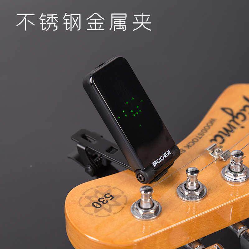 MOOER调音表T-ICA01高吉弦他贝斯管乐乐调音器全面屏灵C敏重力感