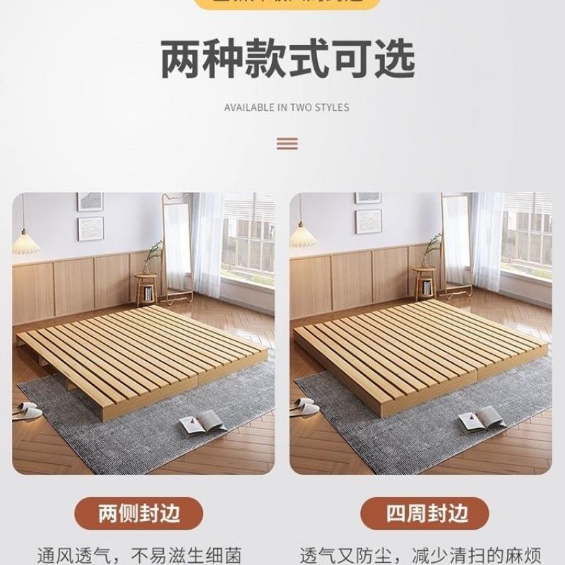 565656实木榻榻板米床架免安装防潮透气铺日式简约地垫台床板高硬