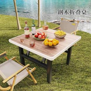 可折叠桌餐小桌子桌家用户型简易方桌出租屋户外便携摆摊吃饭桌子