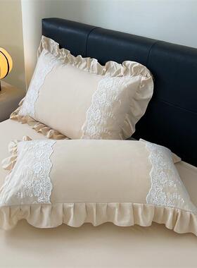 A类水洗法式SJT蕾花边床棉裙三件套单件床单花摆边裙式床垫保护套